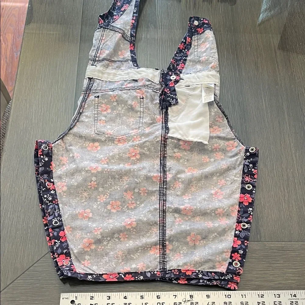 OshKosh B'Gosh Baby Girls' Print Overalls (Baby) Floral - 18 Months V-Back